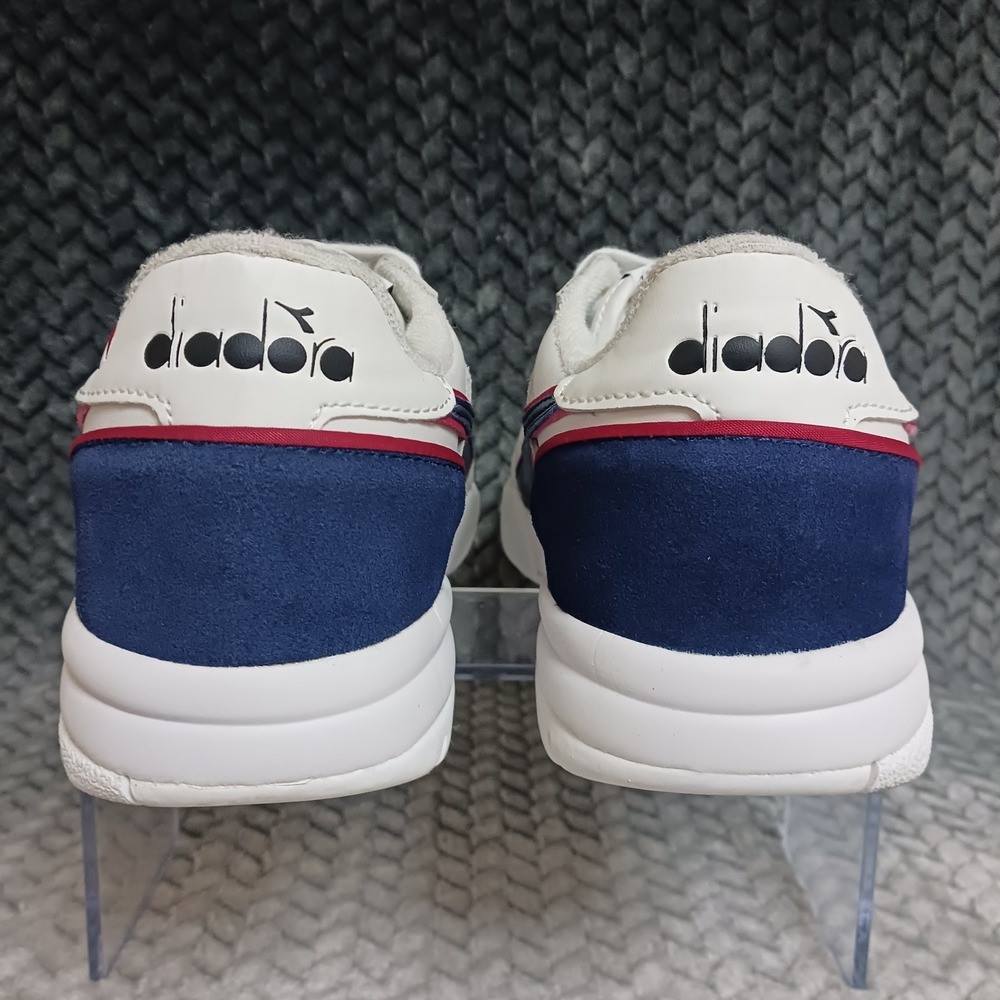 Diadora Maverick Americana Men's Sneakers Shoes Dawn Blue White Italy Logo Sz 8 - Picture 2 of 16